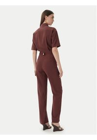 Patrizia Pepe Kombinezon 2T0099/A573-B887 Brązowy ciemny Regular Fit. Kolor: brązowy. Materiał: wiskoza #5