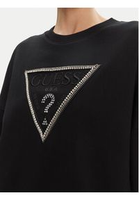Guess Bluza W5YQ04 KC8I0 Czarny Regular Fit. Kolor: czarny. Materiał: bawełna #4