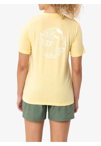 Koszulka bawełniana damska Vaude Spirit T-Shirt II. Kolor: żółty. Materiał: bawełna