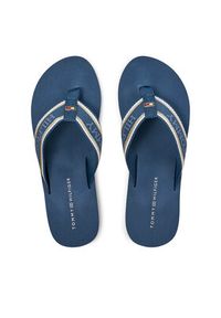 TOMMY HILFIGER - Tommy Hilfiger Japonki Im Hilfiger Beach Sandal FW0FW08015 Niebieski. Kolor: niebieski #5