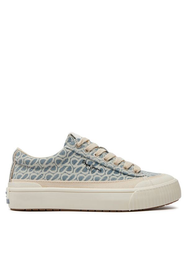 Pepe Jeans Sneakersy Ben Thelma W PLS31562 Niebieski. Kolor: niebieski. Materiał: materiał