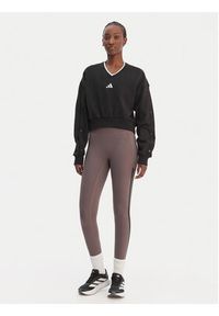 Adidas - adidas Legginsy Optime Workout 3-Stripes KE7530 Szary Slim Fit. Kolor: szary. Materiał: syntetyk #4