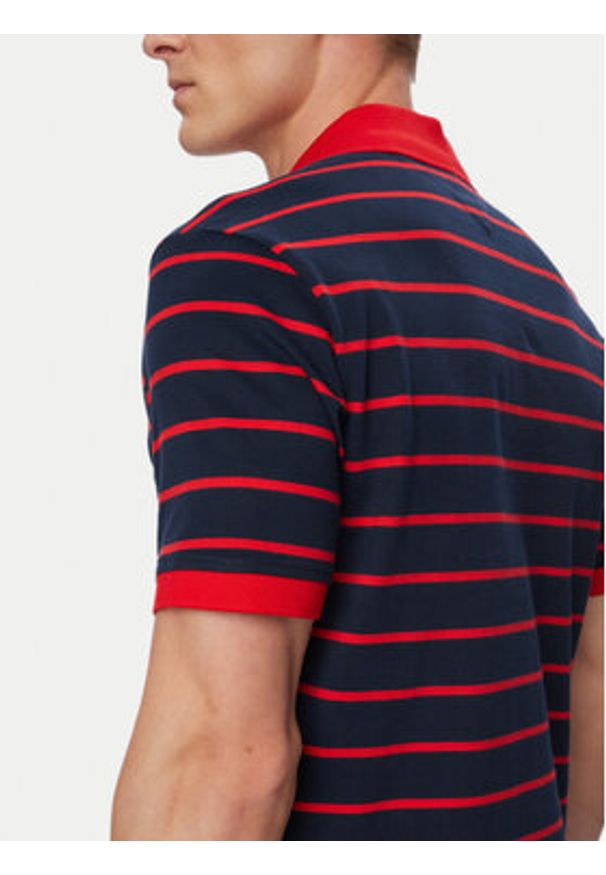 Tommy Jeans Polo DM0DM22708 Granatowy Regular Fit. Typ kołnierza: polo. Kolor: niebieski. Materiał: bawełna