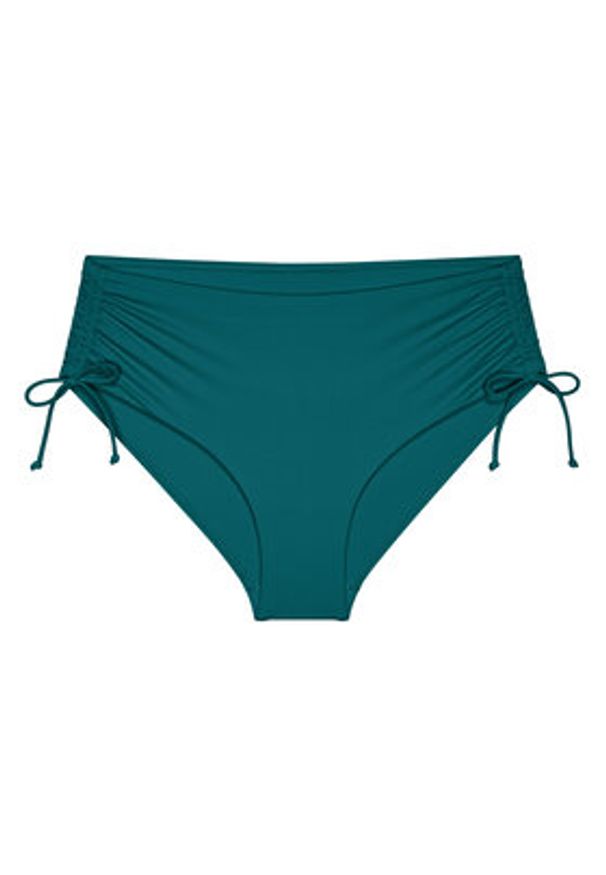 Triumph Dół od bikini Summer Mix & Match 10222848 Zielony. Kolor: zielony. Materiał: syntetyk