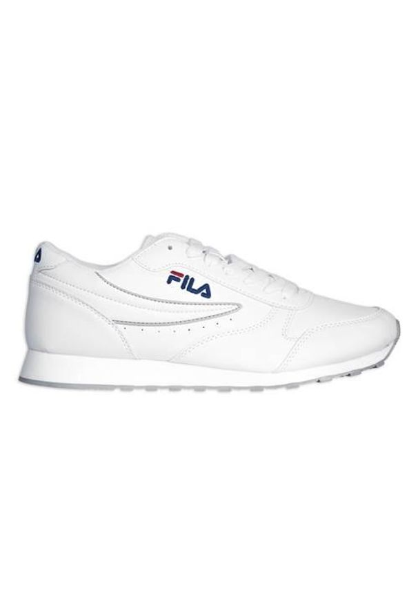 Buty do chodzenia męskie Fila Orbit. Zapięcie: sznurówki. Kolor: biały. Materiał: tkanina, materiał, skóra, syntetyk. Szerokość cholewki: normalna. Sport: turystyka piesza