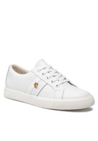 Lauren Ralph Lauren Sneakersy Janson II 802830937006 Biały. Kolor: biały. Materiał: skóra