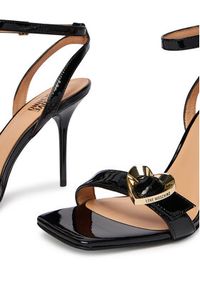 Love Moschino - LOVE MOSCHINO Sandały JA16089G1OIH0000 Czarny. Kolor: czarny. Materiał: skóra #2