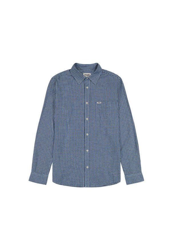 Wrangler - WRANGLER MĘSKA KOSZULA 1 PKT SHIRT WRANGLER BLUE 112357232 W5X2018059