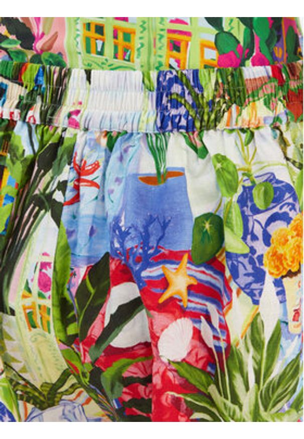 Seafolly Szorty materiałowe La Boca 55600-SH Kolorowy Regular Fit. Materiał: bawełna. Wzór: kolorowy