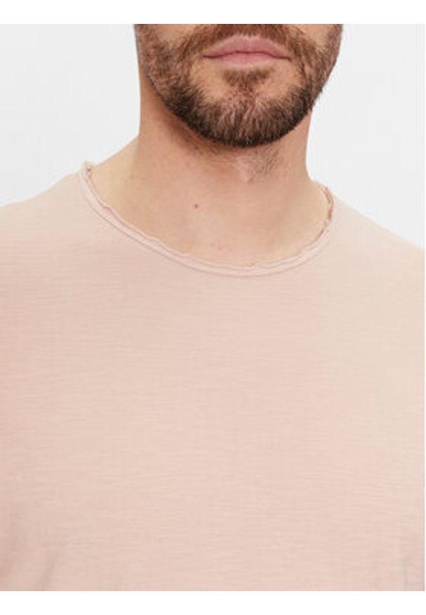United Colors of Benetton - United Colors Of Benetton T-Shirt 3JE1J19A5 Beżowy Regular Fit. Kolor: beżowy. Materiał: bawełna