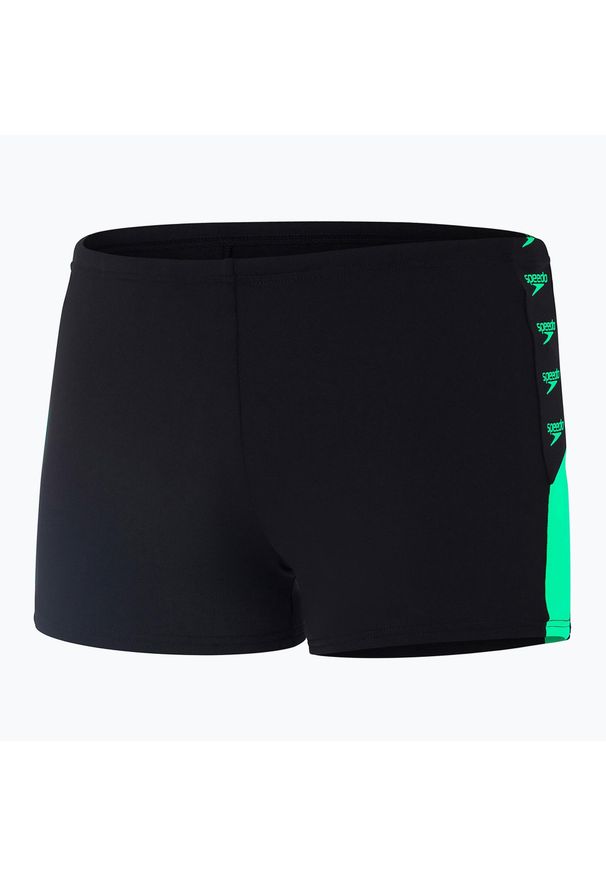 Bokserki kąpielowe męskie Speedo Boom Logo Splice. Kolor: czarny