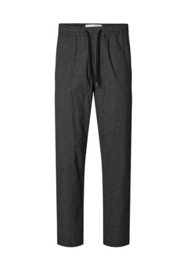 Selected Homme Spodnie materiałowe 16090956 Szary Slim Tapered Fit. Kolor: szary. Materiał: bawełna