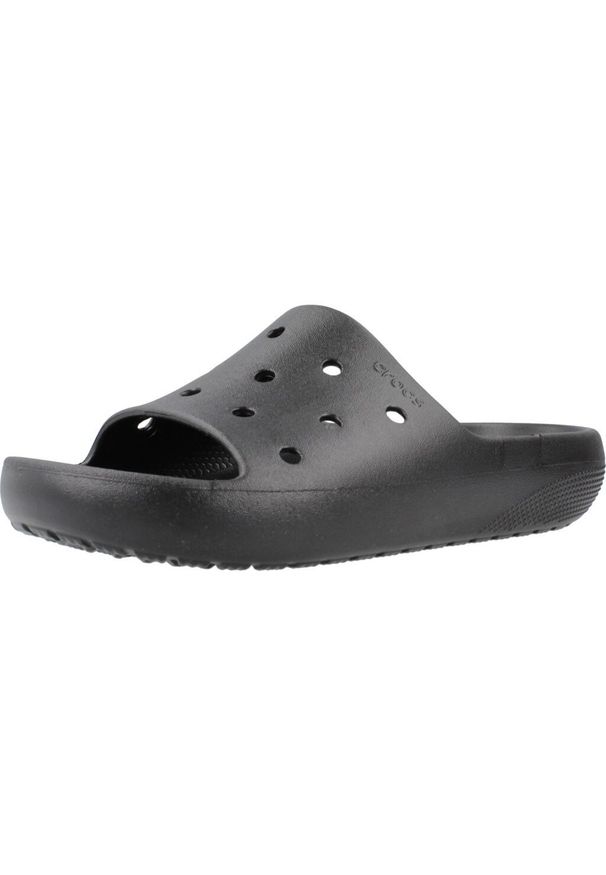 Klapki unisex Crocs Classic Slide V2. Kolor: czarny. Materiał: syntetyk, materiał