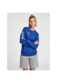 Bluza do piłki ręcznej damska Hummel Go Cotton Sweatshirt Woman. Kolor: niebieski