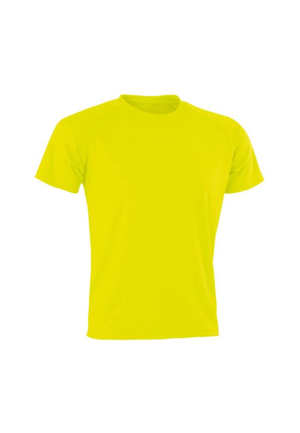 SPIRO - Męska Koszulka Impact Aircool. Kolor: żółty. Sport: turystyka piesza