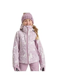 Roxy - Kurtka do sportów zimowych techniczna dla Dziewczynki FREE JET 10K. Kolor: różowy. Materiał: poliester, materiał. Sezon: zima. Sport: narciarstwo #1