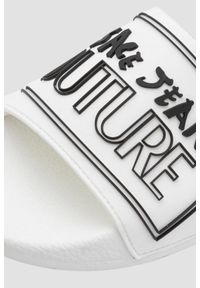 Versace Jeans Couture - VERSACE JEANS COUTURE Białe klapki Fondo Slide DIS. SQ3, Rozmiar 44. Kolor: biały #5