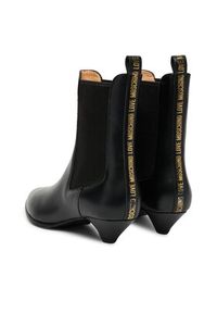 Love Moschino - LOVE MOSCHINO Botki JA21093G0NIA0000 Czarny. Kolor: czarny. Materiał: skóra #6