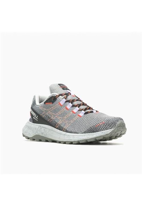 Buty do biegania damskie Merrell Fly Strike Gtx. Kolor: szary. Materiał: materiał, syntetyk. Szerokość cholewki: normalna