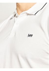 Lee Polo Pique L61ARLLJ 112113712 Biały Regular Fit. Typ kołnierza: polo. Kolor: biały. Materiał: bawełna #4