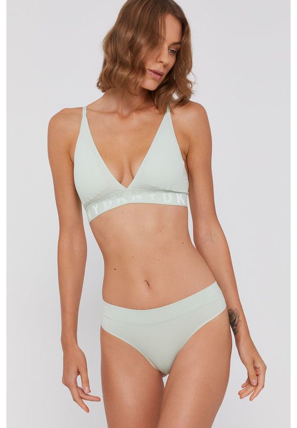 DKNY - Dkny - Stringi. Kolor: zielony