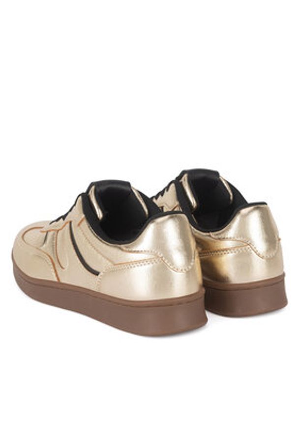 Jenny Fairy Sneakersy WAG1314104A Złoty. Kolor: złoty. Materiał: skóra