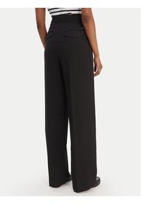 TOMMY HILFIGER - Tommy Hilfiger Spodnie materiałowe WW0WW47799 Czarny Straight Fit. Kolor: czarny. Materiał: syntetyk #5