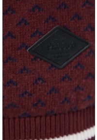PRODUKT by Jack & Jones - Produkt by Jack & Jones - Sweter z domieszką wełny. Okazja: na co dzień. Kolor: czerwony. Materiał: wełna. Długość rękawa: długi rękaw. Długość: długie. Styl: casual #3
