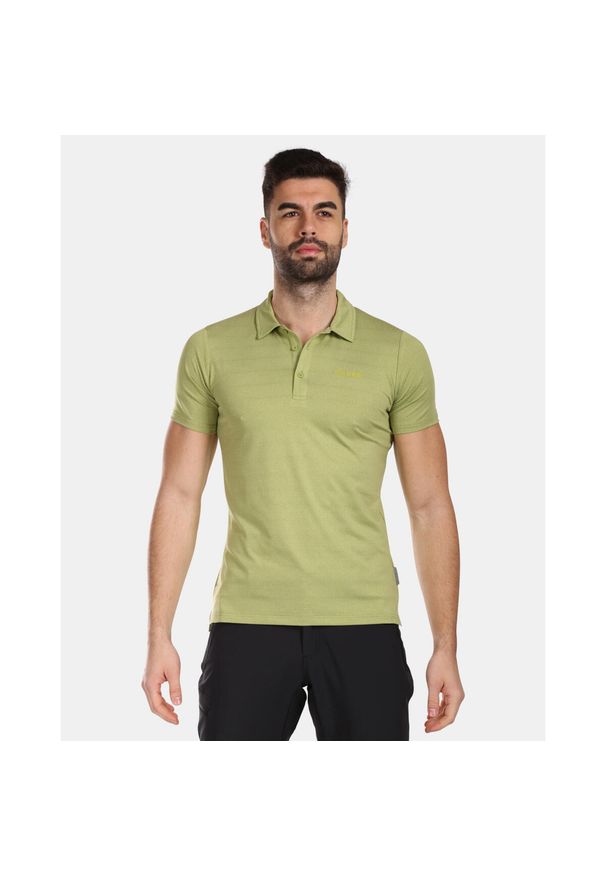 Polo Kilpi Oliva. Typ kołnierza: polo. Kolor: zielony. Materiał: nylon