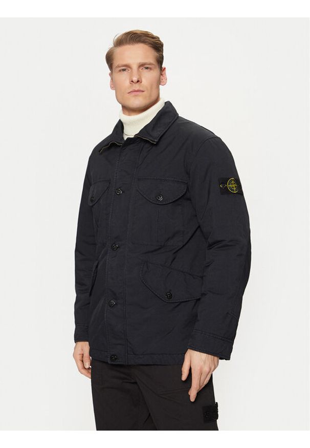 Stone Island Kurtka przejściowa 811541749 Granatowy Regular Fit. Kolor: niebieski. Materiał: syntetyk