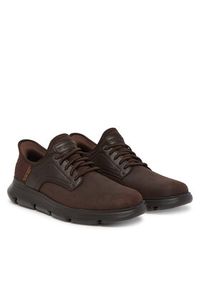 skechers - Skechers Sneakersy Garza-Gervin 205046/CHOC Brązowy. Kolor: brązowy. Materiał: skóra