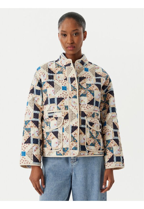 Weekend Max Mara Kurtka przejściowa 2515081081650 Beżowy Regular Fit. Kolor: beżowy. Materiał: bawełna