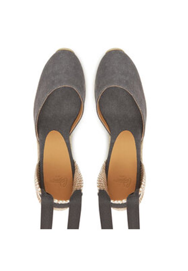Castañer Espadryle Carina/8/002 021642 Szary. Kolor: szary. Materiał: materiał