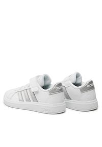 Adidas - adidas Sneakersy Grand Court 2.0 El K GW6516 Biały. Kolor: biały. Materiał: skóra