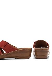 Go Soft Klapki ARC-4854-07 Czerwony. Kolor: czerwony. Materiał: nubuk, skóra #6