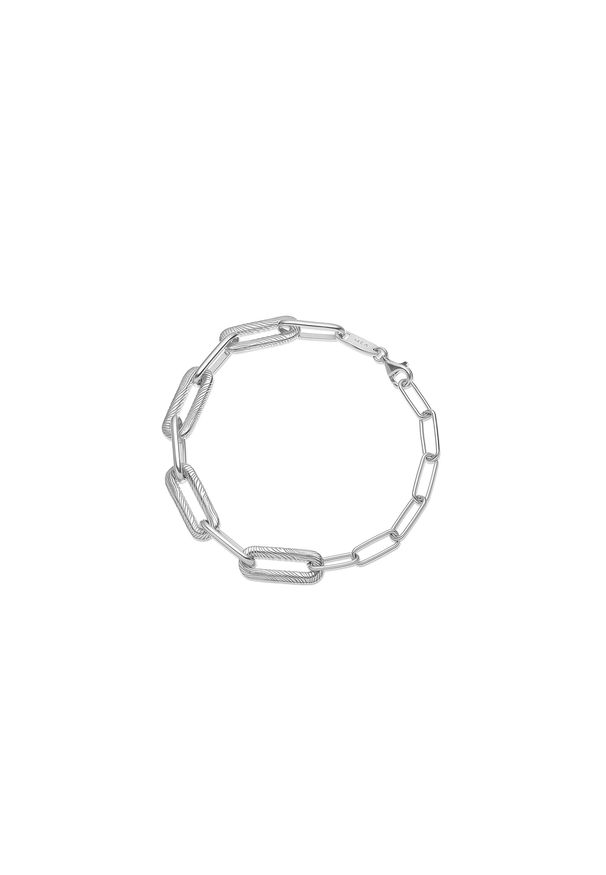 W.KRUK PROMOCJA Bransoletka Srebrna - srebro 925, Bez kamienia - WWK/AS1566. Materiał: srebrne. Kolor: srebrny. Wzór: aplikacja