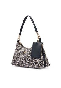 TOMMY HILFIGER - Tommy Hilfiger Torebka Th Icon Shoulder Bag Jacquard AW0AW18907 Granatowy. Kolor: niebieski #2
