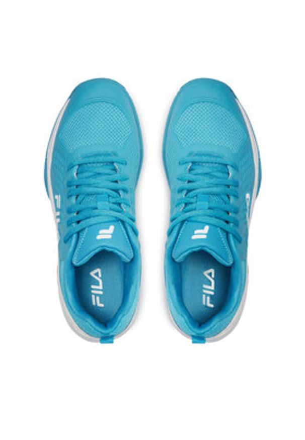 Fila Buty do tenisa Incontro Woman FTW23209 Niebieski. Kolor: niebieski. Materiał: materiał. Sport: tenis