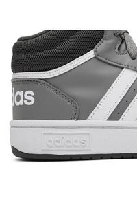 Adidas - adidas Sneakersy Hoops Mid IF2721 Szary. Kolor: szary. Materiał: materiał