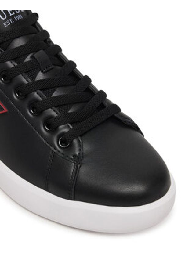 Guess Sneakersy FMJYUK ELE12 Czarny. Kolor: czarny. Materiał: skóra