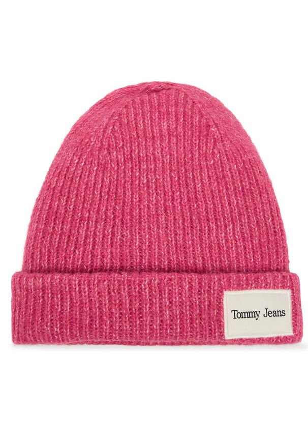 Czapka Tommy Jeans. Kolor: różowy