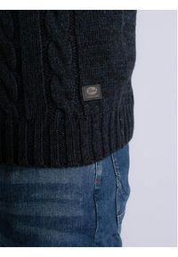 Petrol Industries Sweter M-3030-KWR247 Granatowy Regular Fit. Kolor: niebieski. Materiał: bawełna #7