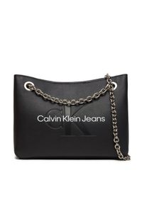Calvin Klein Jeans Torebka Sculpted Shoulder Bag24 Mono K60K607831 Czarny. Kolor: czarny. Materiał: skórzane #1