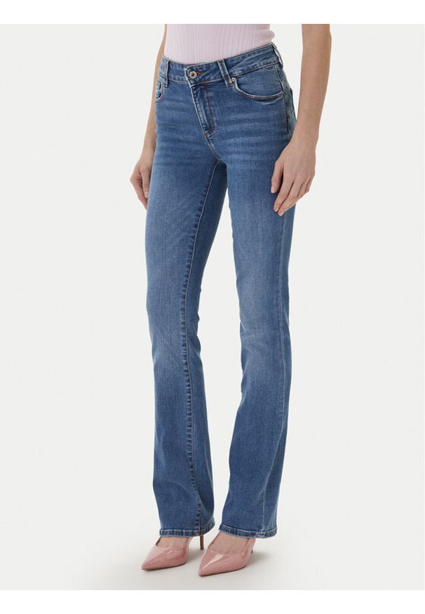 Fracomina Jeansy FP26SV8020D46002 Niebieski Bootcut Fit. Kolor: niebieski