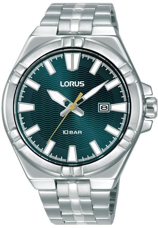 Zegarek Lorus męski RH977RX9 stalowy wodoszczelny .. Kolor: szary