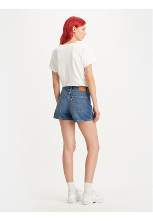 Levi's® Szorty jeansowe 80'S A46950003 Niebieski Loose Fit. Kolor: niebieski. Materiał: bawełna, jeans