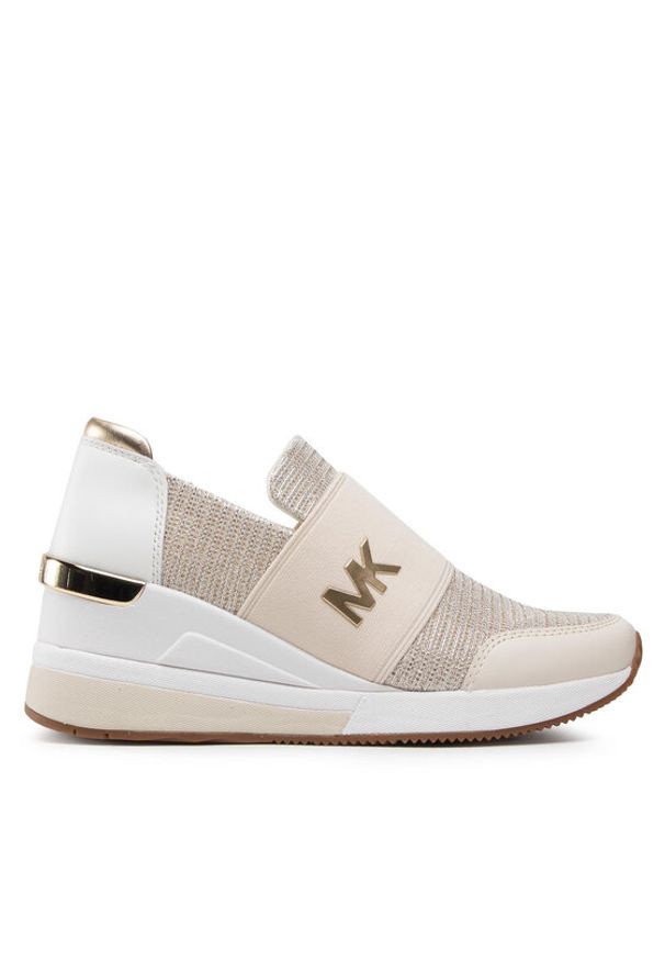 MICHAEL Michael Kors Sneakersy Felix Trainer 43S2FXFS2D Beżowy. Kolor: beżowy. Materiał: materiał