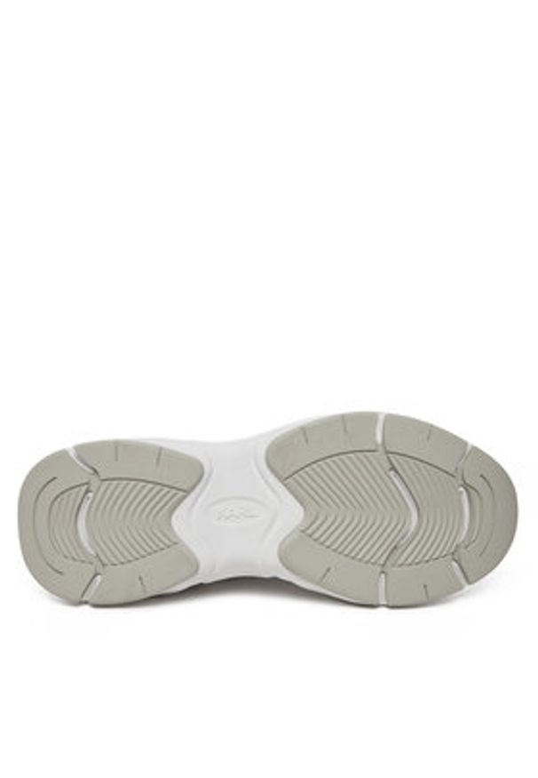Karl Lagerfeld - KARL LAGERFELD Sneakersy Komet KL56538A Biały. Kolor: biały. Materiał: skóra