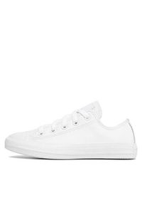 Converse Trampki Chuck Taylor All Star Ox 136823C Biały. Kolor: biały. Materiał: skóra #4