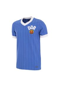 COPA FOOTBALL - Camisa Retro de Futebol Alemanha Oriental (DDR) 1985. Kolor: niebieski. Sport: piłka nożna
